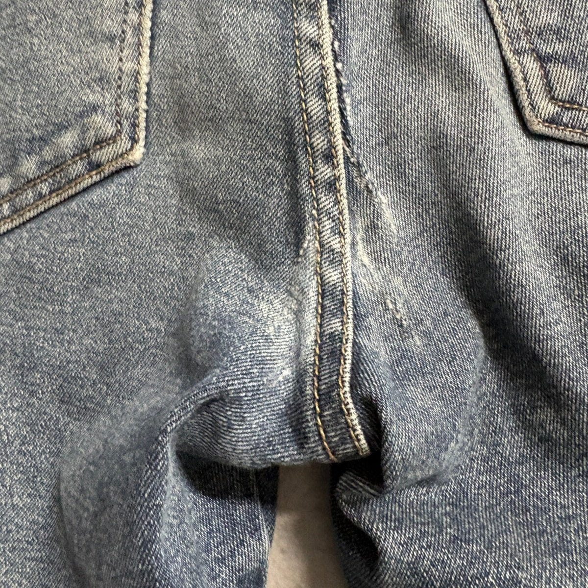 Nissi USA Womens Flare Jeans Blue Medium Wash High Rise Denim Size 28