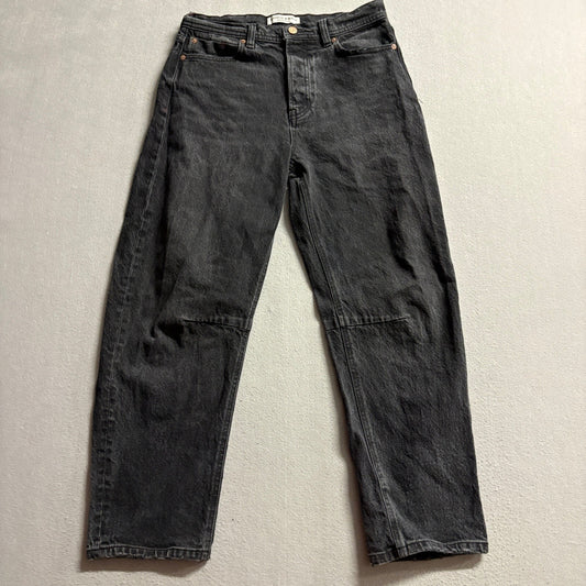 Scotch and Soda The Current Actuel Jeans Womens 6/28 Black High Rise Straight