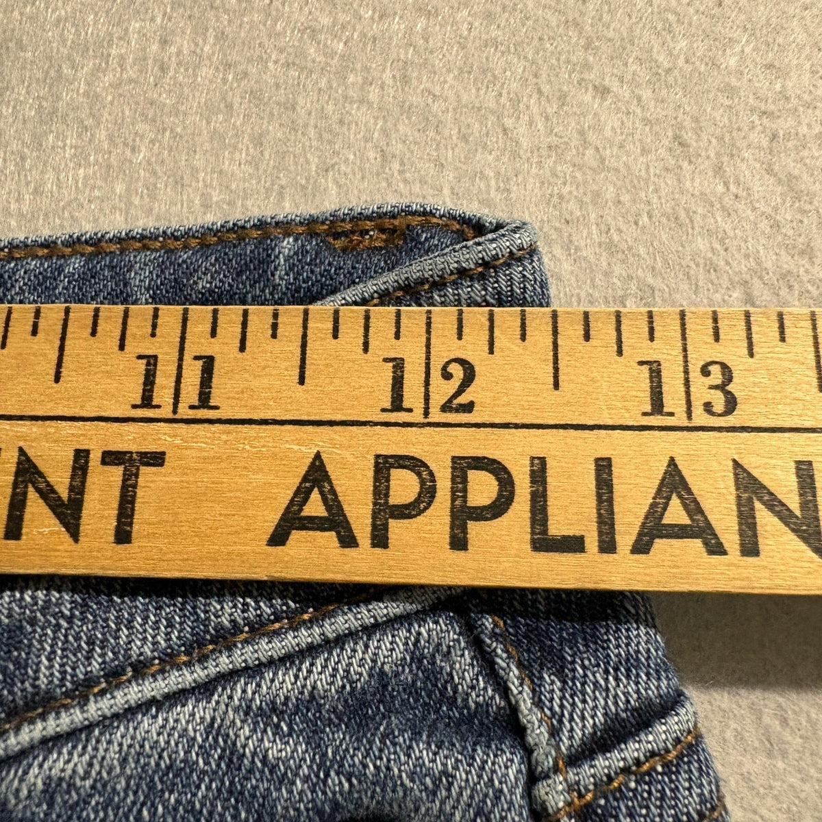 RSQ Womens High Rise Flare Jeans Size 24 Blue Medium Wash Raw Fringe Hem Stretch