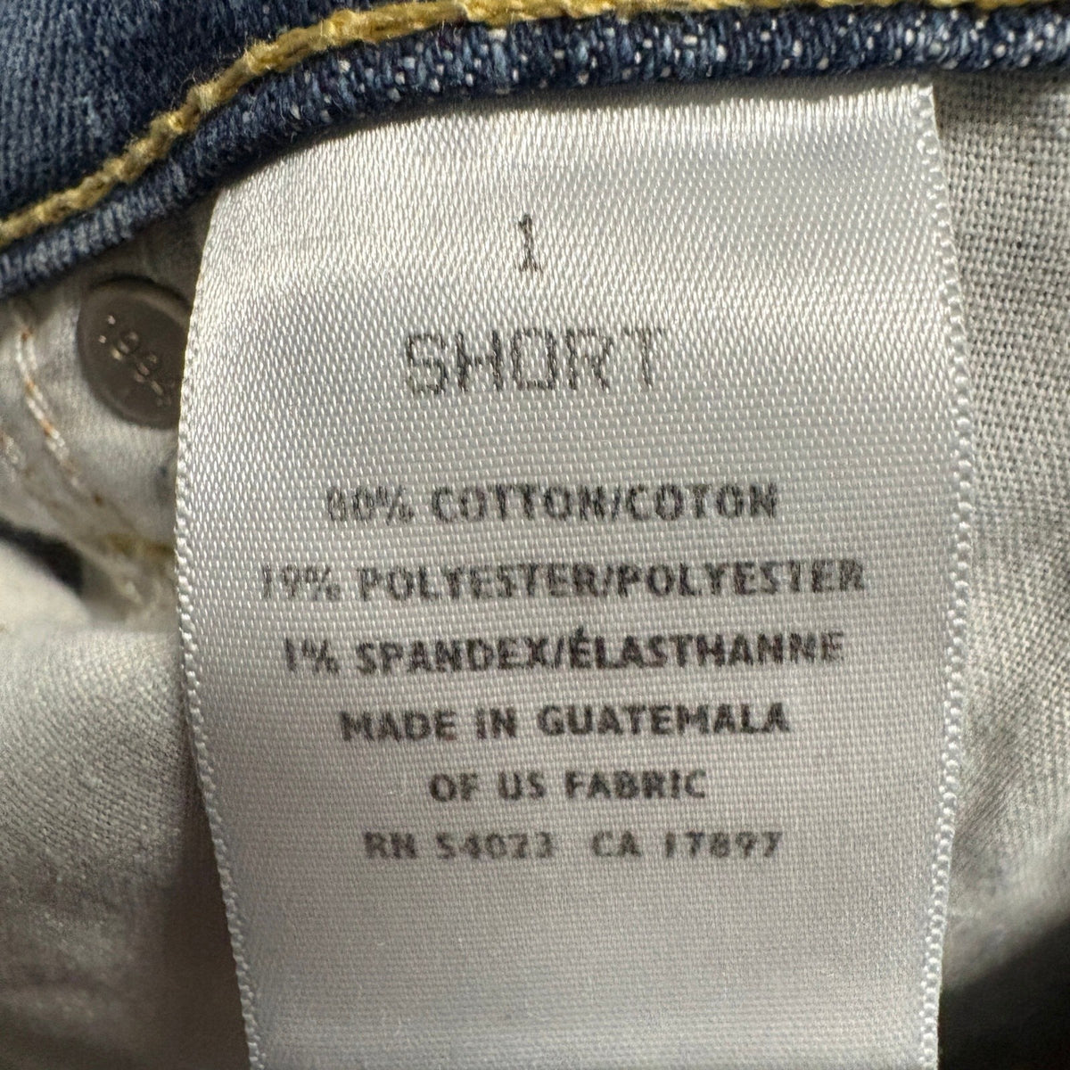 Old Navy The Diva Womens Size 1 Short Low Rise Skinny Blue Jeans Stretch Denim