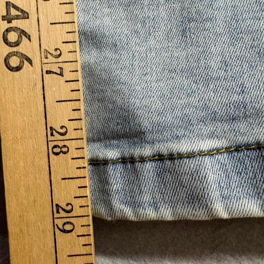 Fire & Rain Cargo Jeans Womens Size 5 Light Wash Wide Leg High Rise Stretch