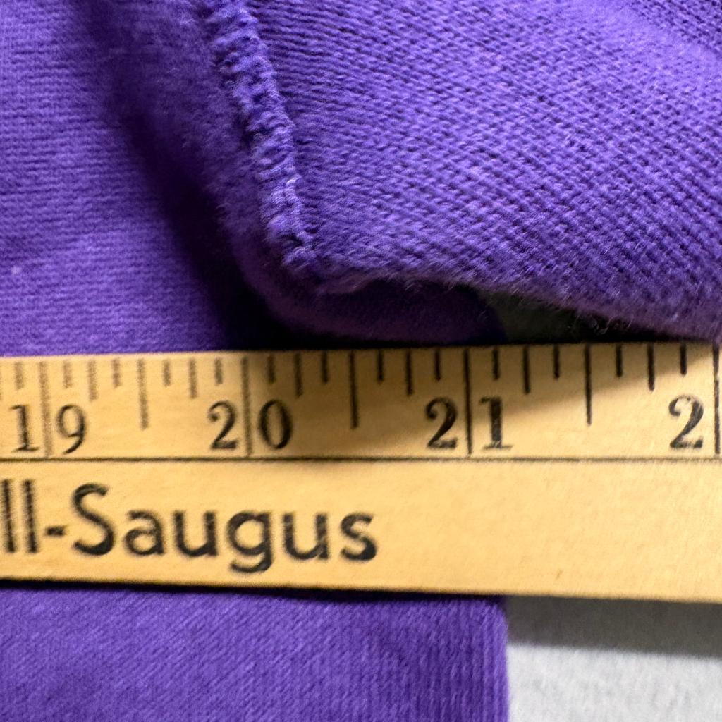 Vintage Tultex Maximum Sweats Purple Crewneck Sweatshirt Mens Large Made in USA