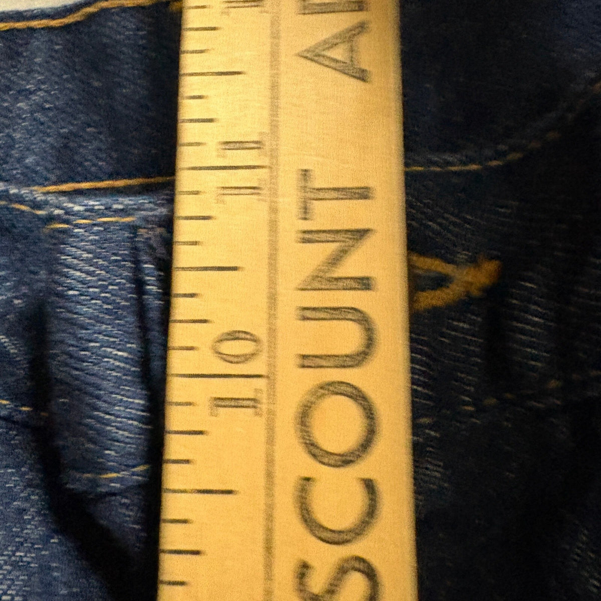 Vintage Rustler Denim Jeans Womens 32x30 Made in USA Dark Wash Straight Leg