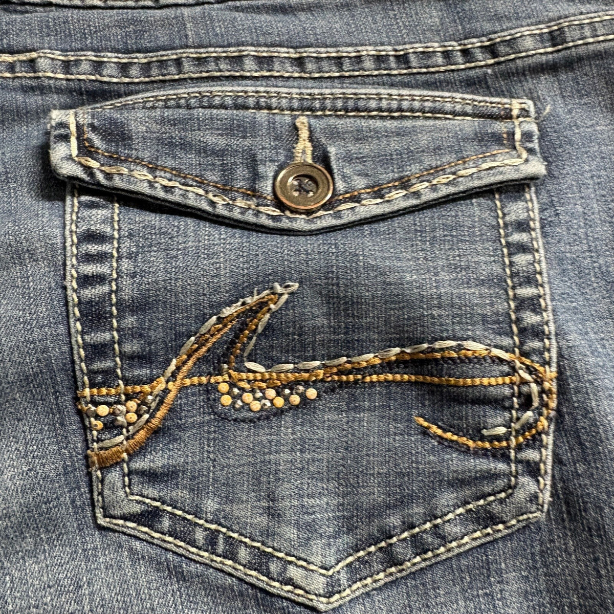 Aura from Women at Wrangler Jeans Womens Size 16 Average Blue Denim Bootcut