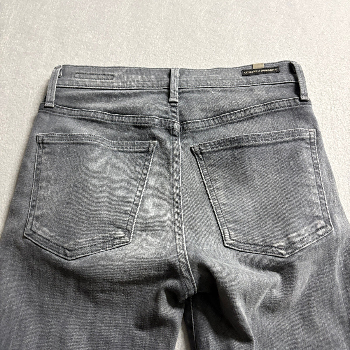 Citizens of Humanity Rocket High Rise Skinny Jeans Womens Gray Denim Size 25