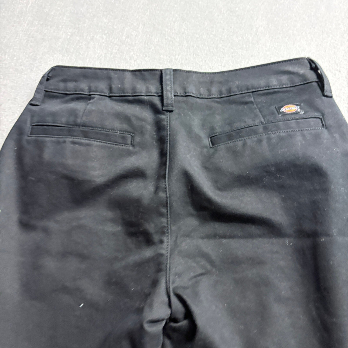 Dickies Flex Mens Pants 24R Black Workwear Chino Stretch Casual Trousers