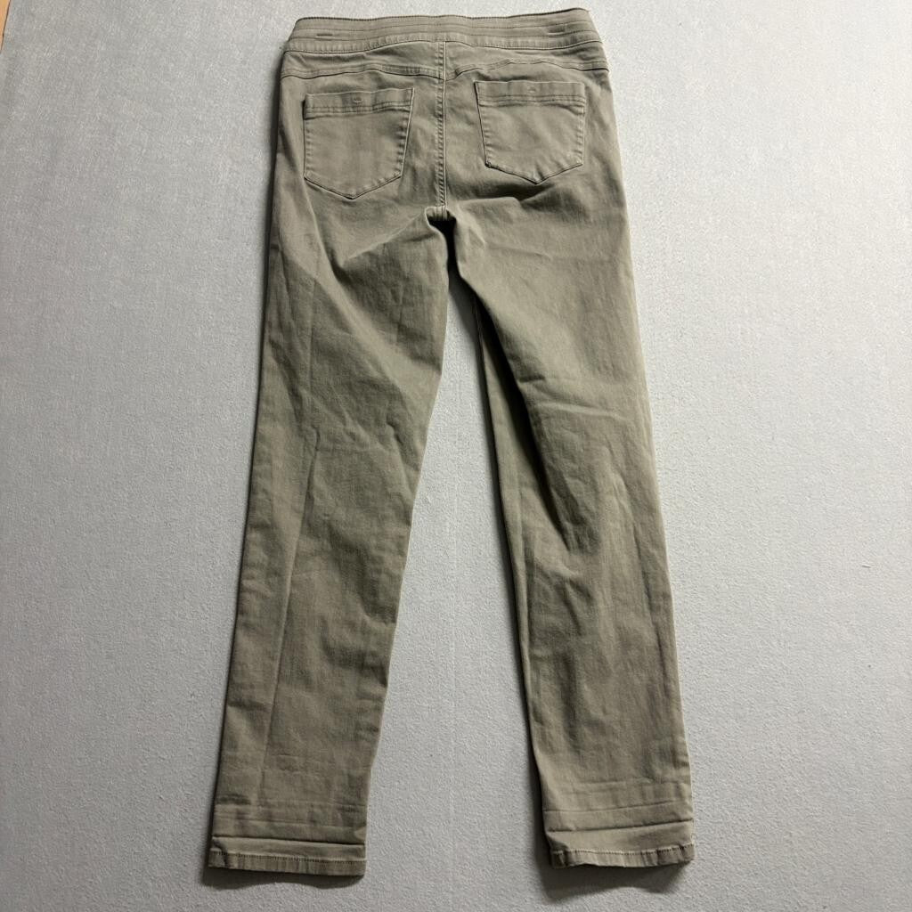 Democracy Ab Solution High Rise Skinny Jeans Womens 2 Green Olive Stretch Denim