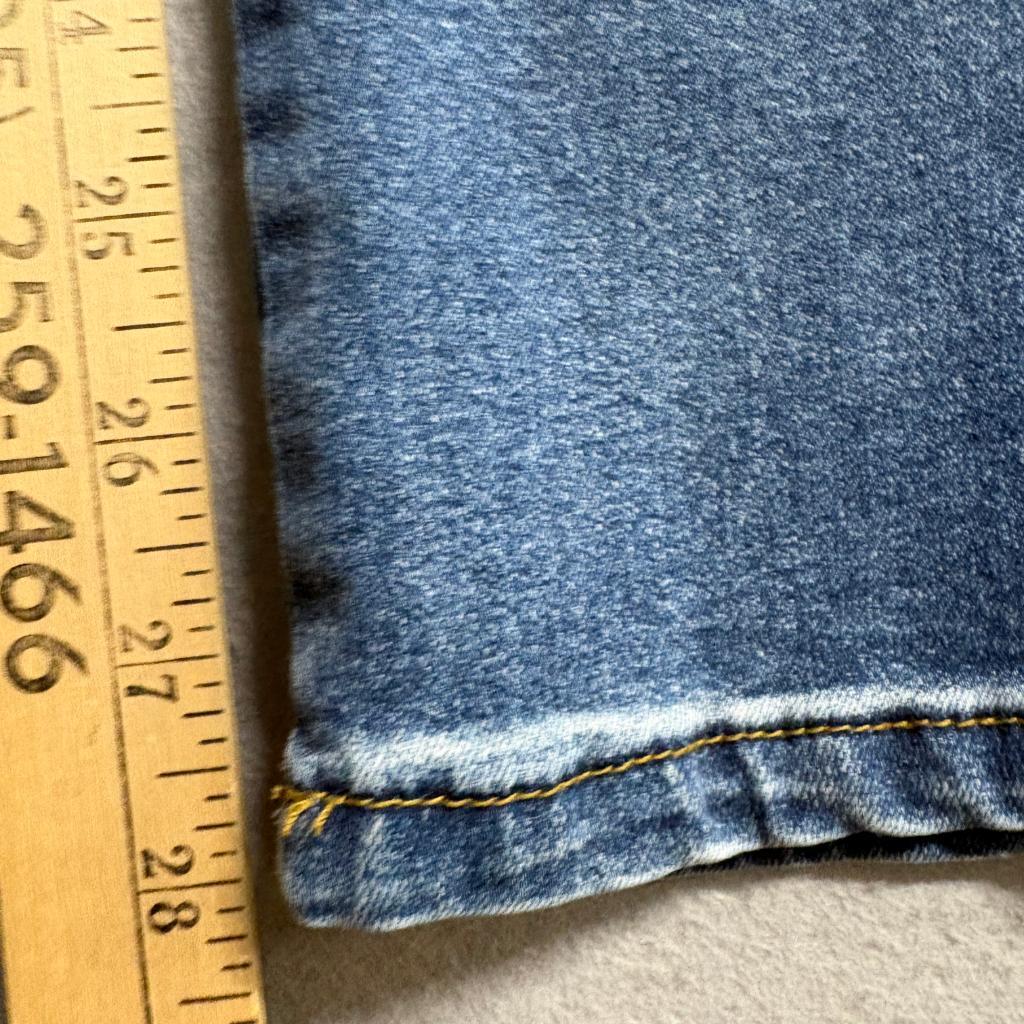 Sexy Fabulous Cargo Jeans Womens Size 9 Blue Denim High Rise Straight Leg