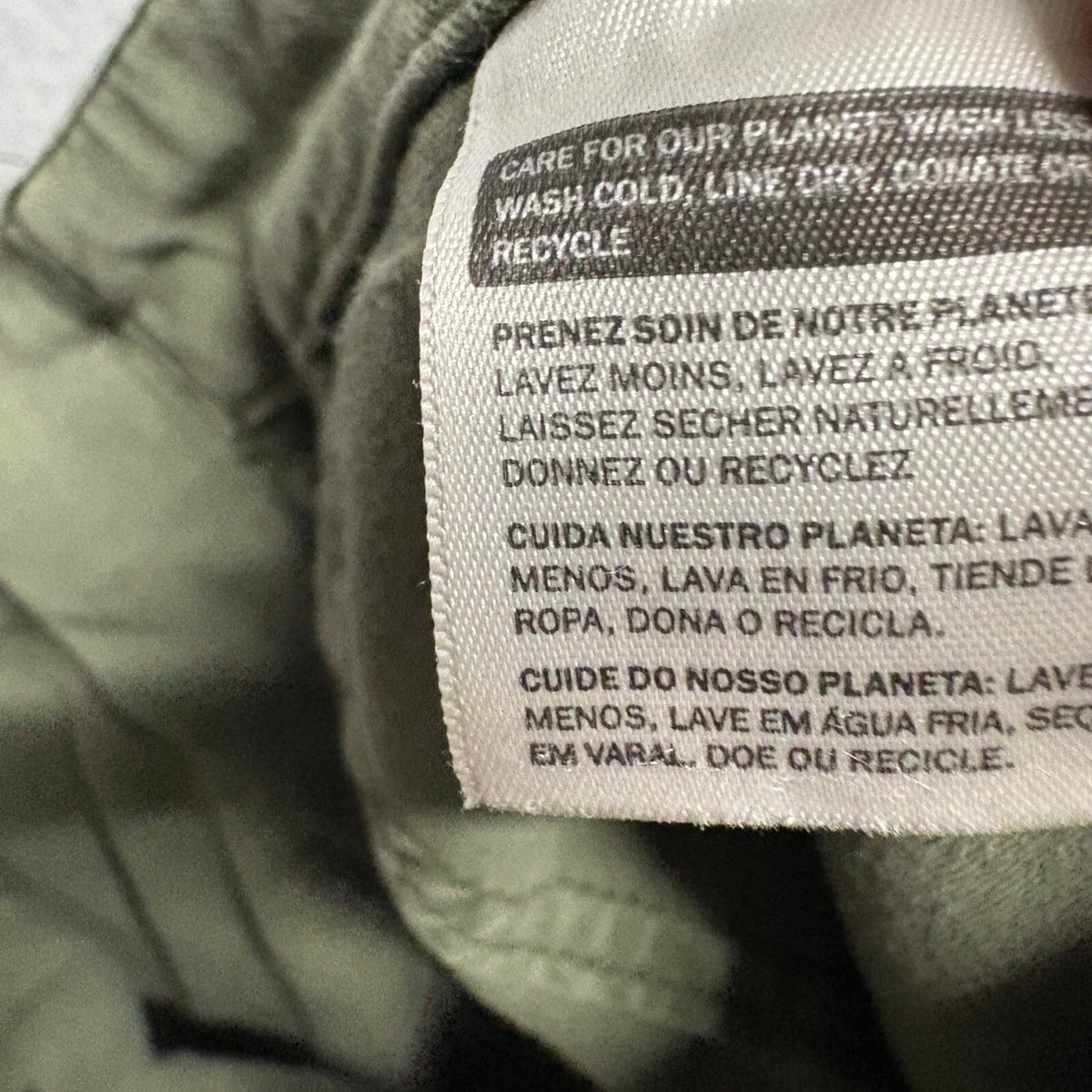 Levis Utility Pants Womens 25 Green Cotton Twill Straight Leg Cargo Carpenter