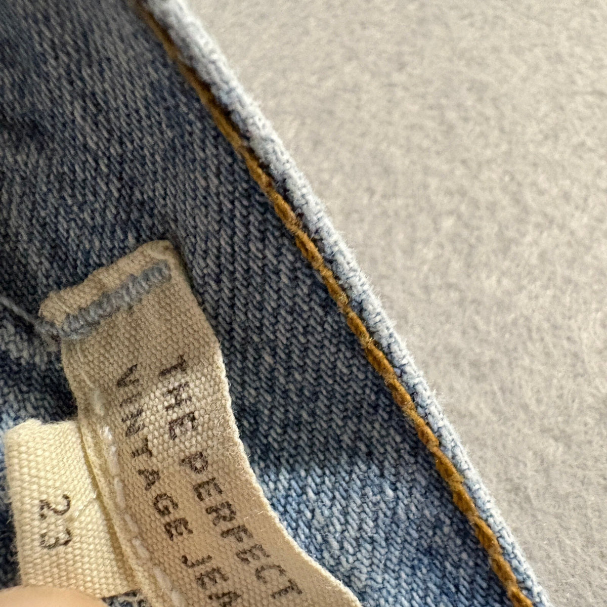 Madewell The Perfect Vintage Jean Womens Size 23 Light Wash Denim High Rise
