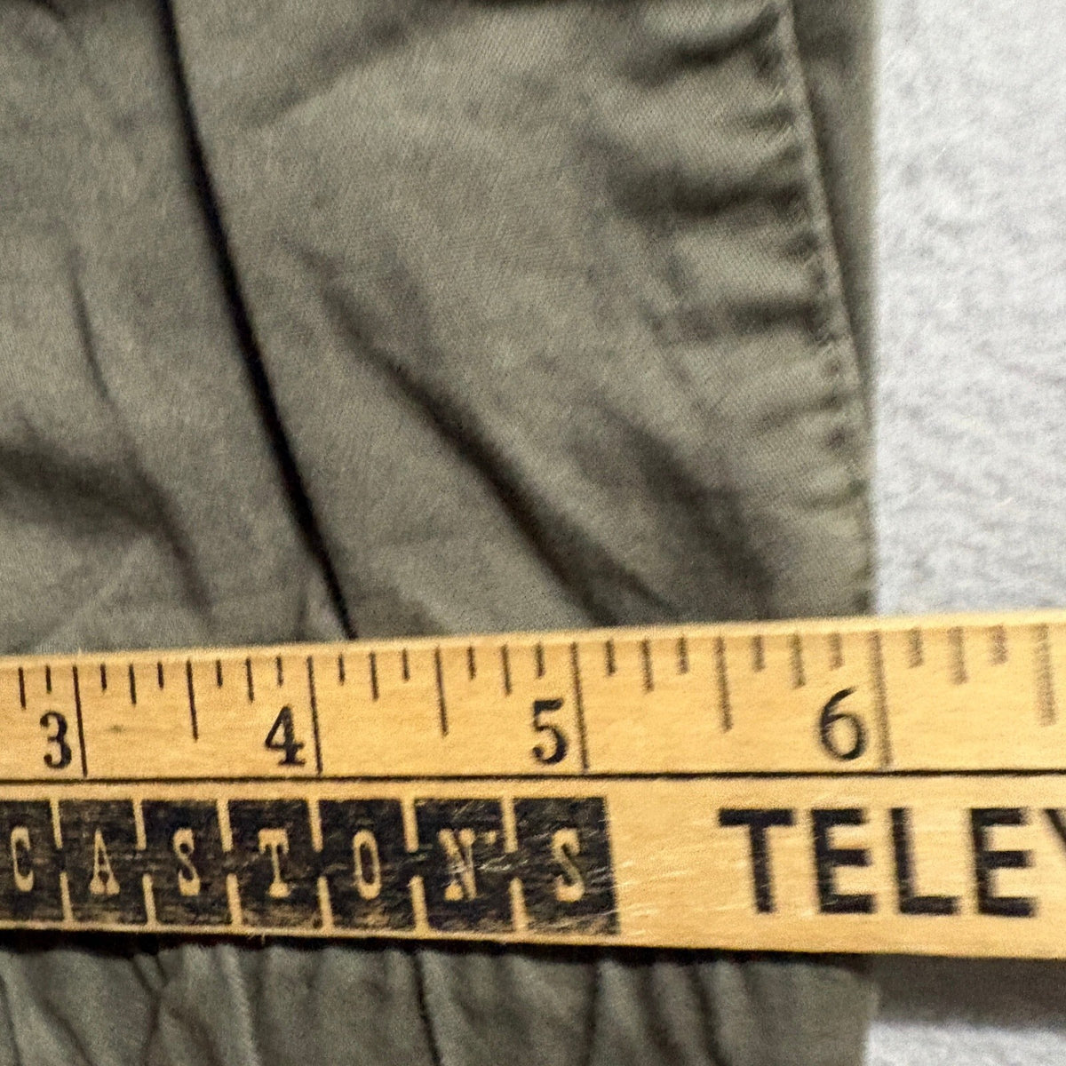 H&M Mens Cargo Jogger Pants Medium Green Cotton Blend Elastic Waist Drawstring