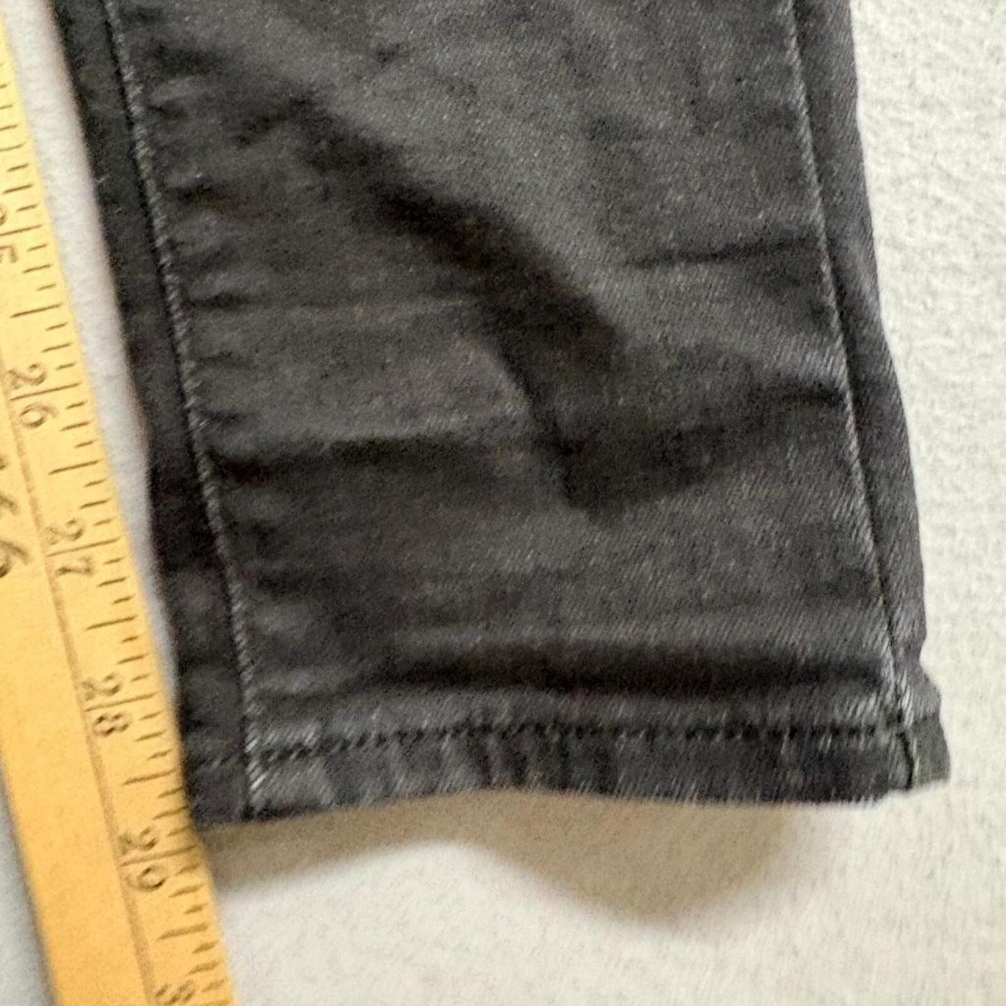 Levi's 720 High Rise Super Skinny Jeans Womens 29x30 Black Denim Stretch