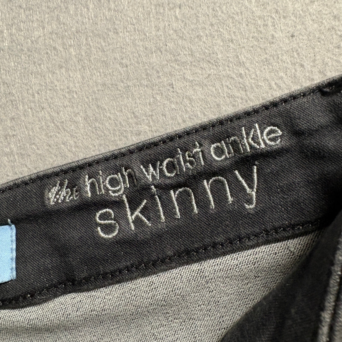 7 For All Mankind b(air) High Waist Ankle Skinny Jeans Womens Size 25 Black