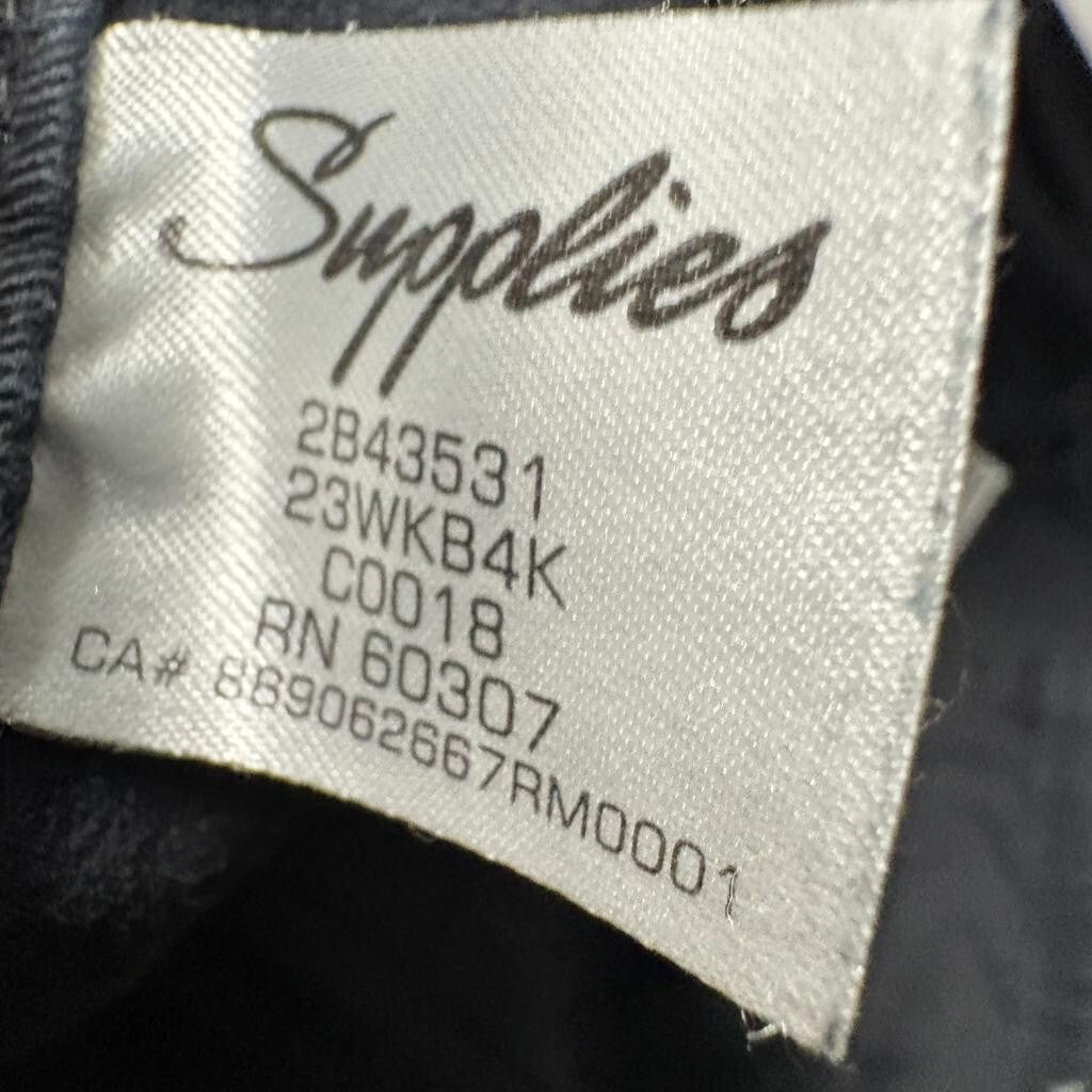 Supplies by Unionbay Cargo Pants Womens 10 30W Black Stretch Utility Ankle Crop