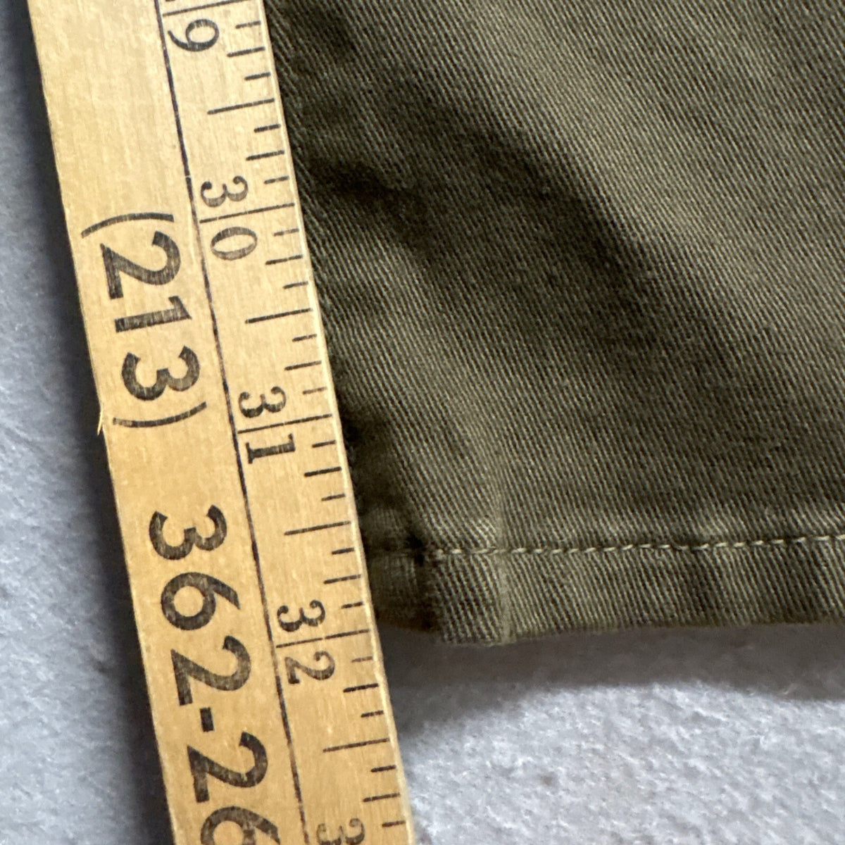 Paige Denim Peg Skinny Jeans Womens 28 Olive Green Stretch Made in USA
