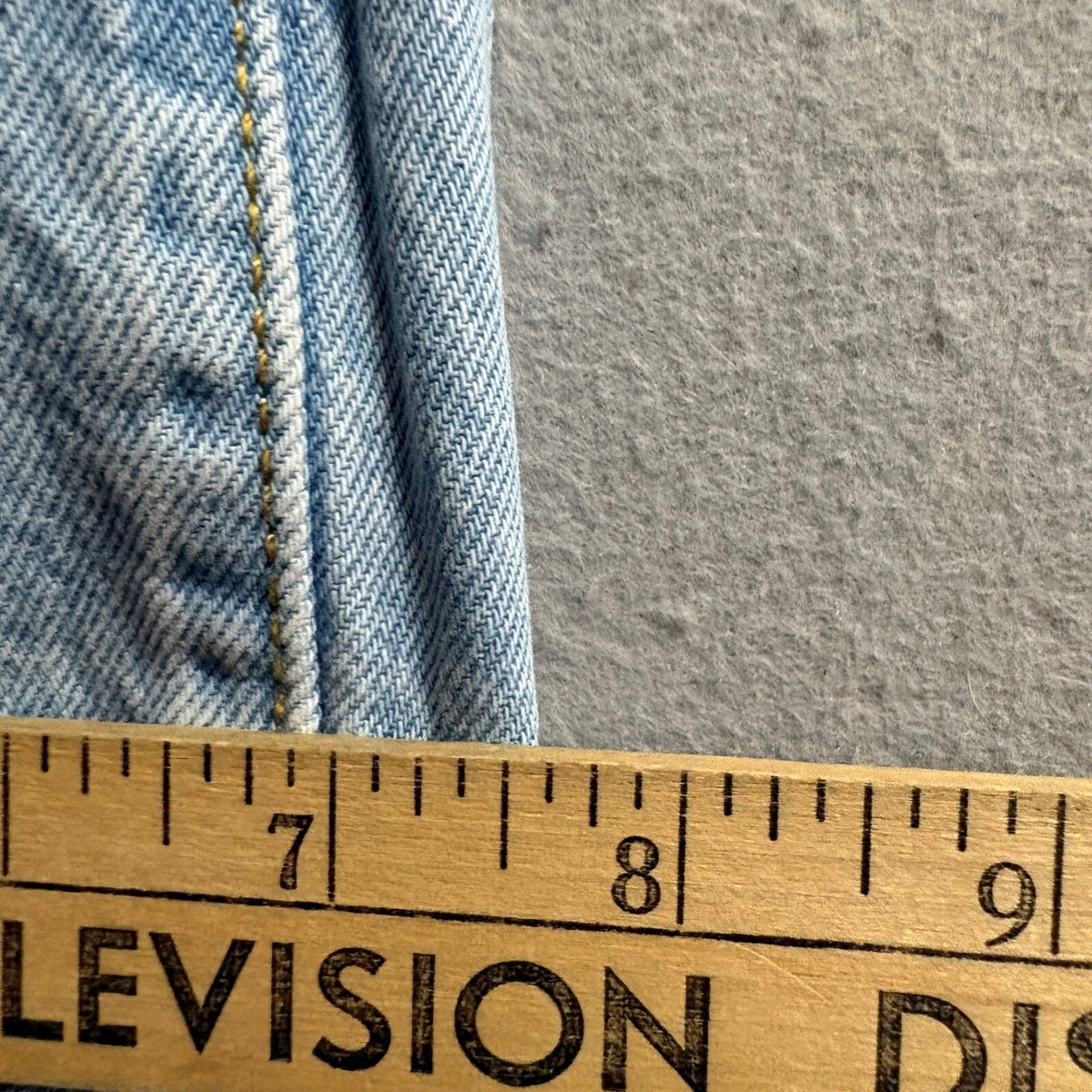 Wrangler Wild West High Rise Straight Leg Distressed Jeans Womens 28x28 Blue
