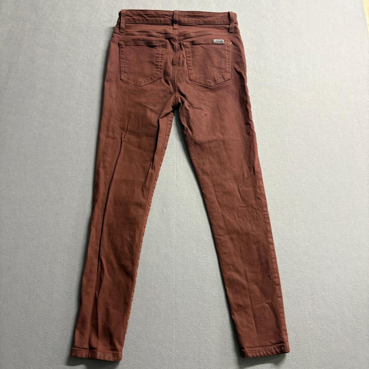 Joe's Jeans Saddleback Skinny Jeans Womens 28 Brown Cotton Blend Stretch