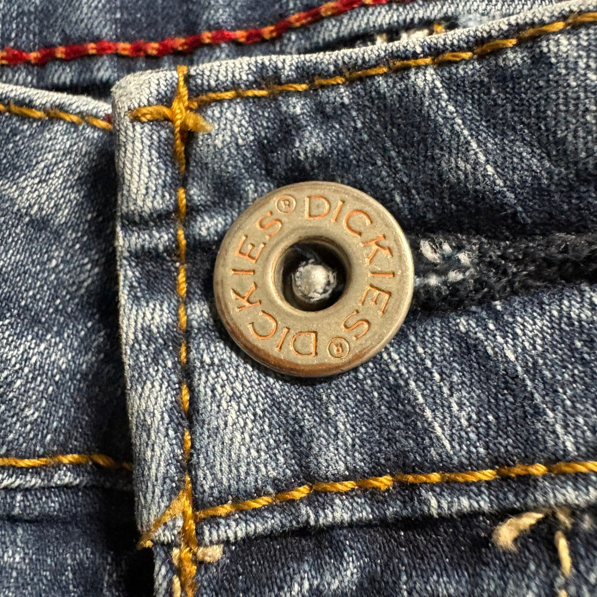 Dickies Mens Jeans Size 36x29 Blue Denim Straight Leg Work Stretch FD635MNG