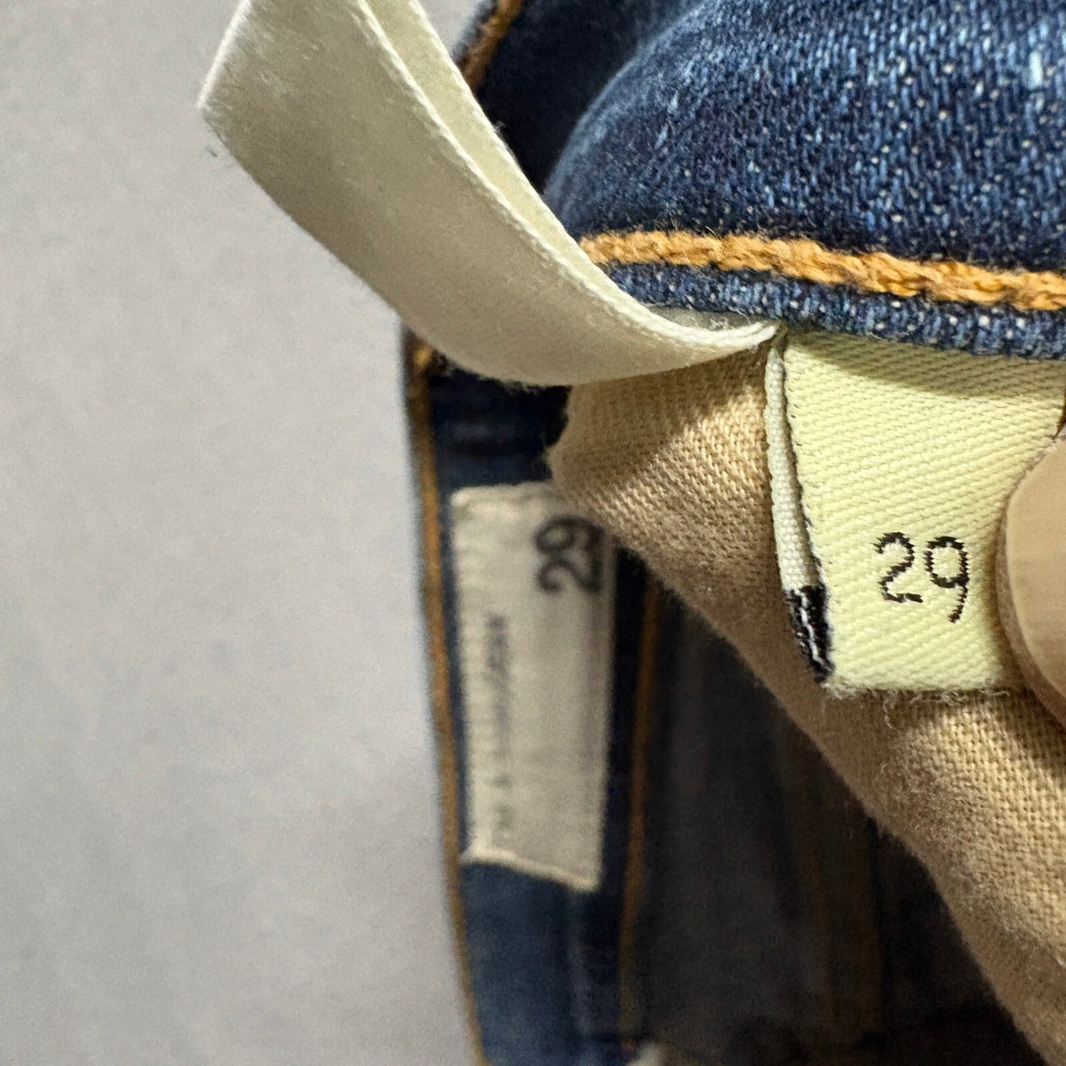 Rag & Bone JEAN Womens Size 29 Skinny Jeans Distressed Blue Raw Hem La Paz