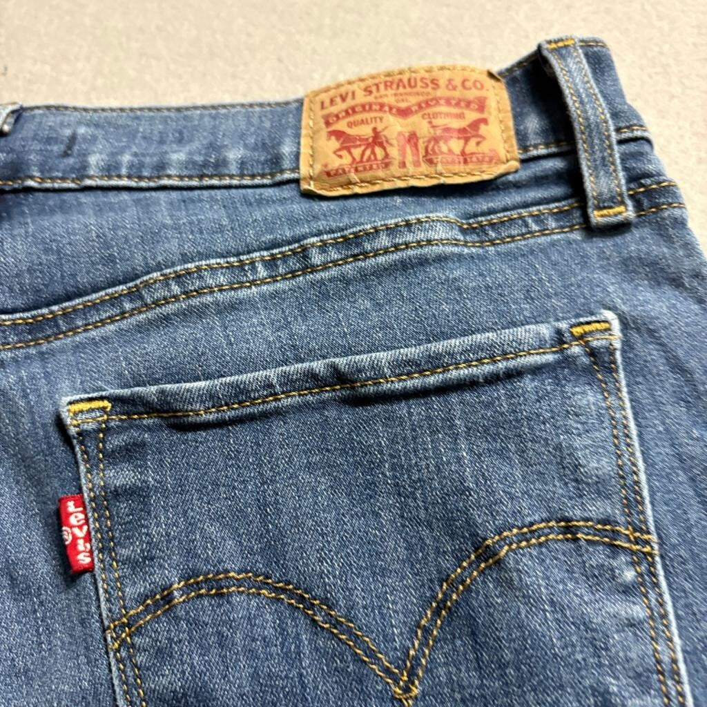 Levi's 311 Shaping Skinny Jeans Womens 27 Medium Wash Blue Denim Stretch
