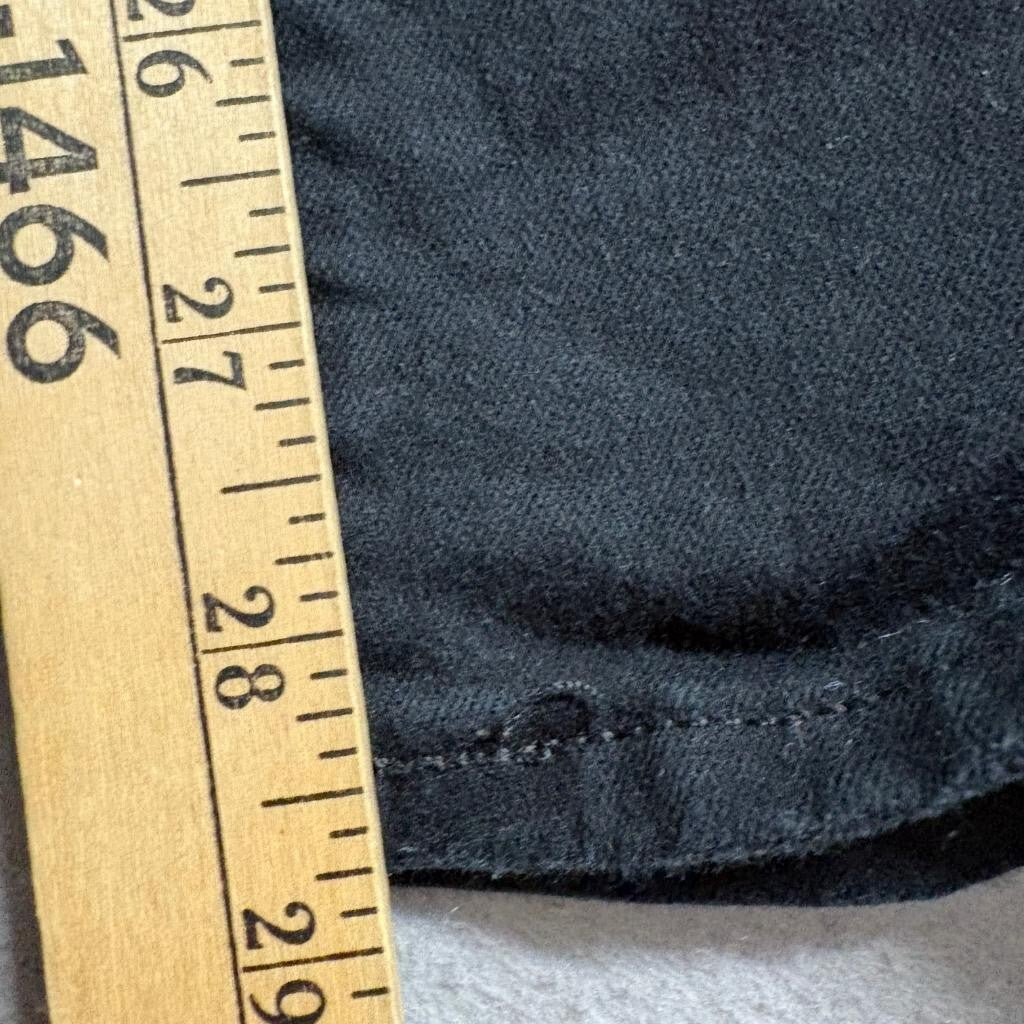Lauren Ralph Lauren Womens Jeans Size 6 Black Denim Straight Leg Stretch