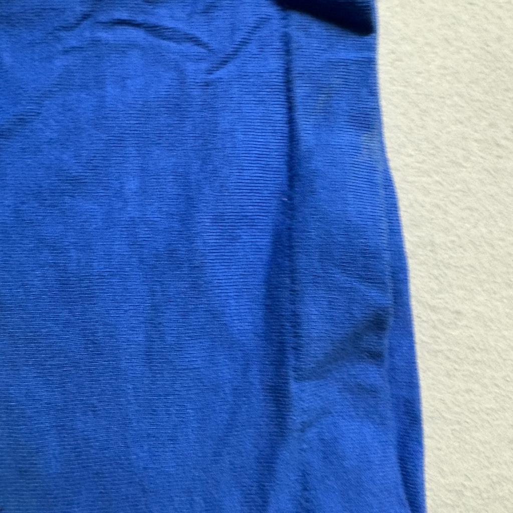 Vintage Fruit of the Loom Pocket T-Shirt Mens XL Blue Single Stitch Made in USA