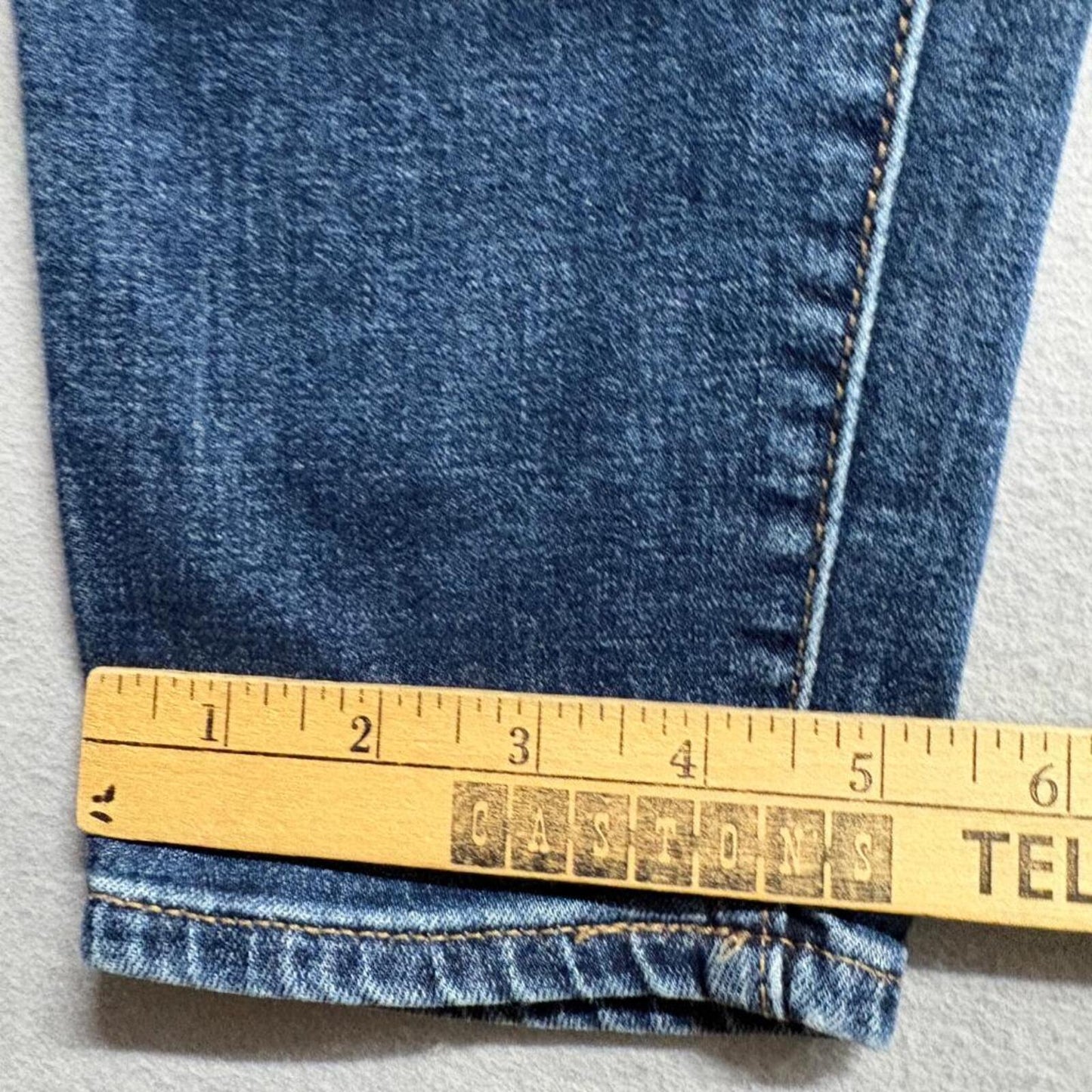 Lucky Brand Ava Skinny Jeans Womens 6/28 Regular Mid Rise Blue Stretch Denim