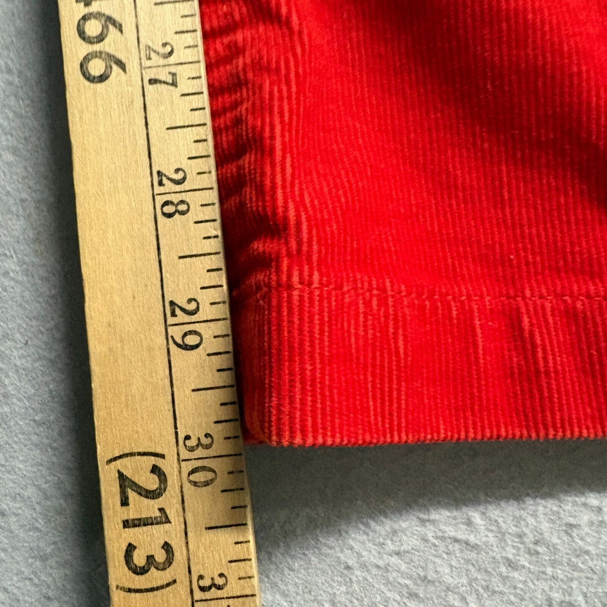 J. Crew Womens Red Corduroy Favorite Fit Stretch Bootcut Pants Size 4 Short 4S