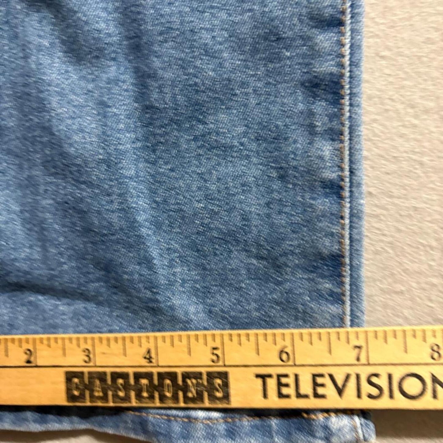 Sonoma Goods For Life Jeans Womens 8 Medium Blue Denim Straight Leg Distressed