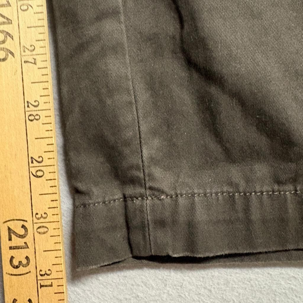 Banana Republic Gavin Chino Pants Mens 32x32 Brown 100% Cotton Straight Leg