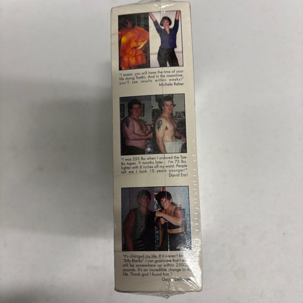 Billy Blanks Tae Bo Live 4 Tape VHS Box Set Brand New Sealed Workout Fitness