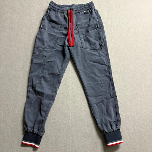 Mediclo Scrub Pants Womens XXS Gray Jogger Drawstring Tencel Blend Stretch