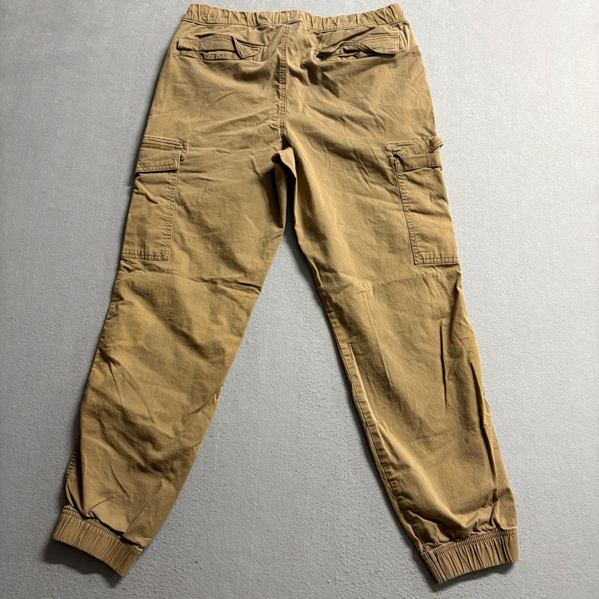 Sonoma Goods For Life Mens Cargo Jogger Pants Medium Brown Cotton Stretch