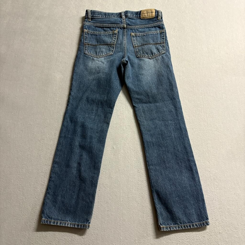 The Childrens Place Boys Straight Jeans Size 10 Blue Denim Adjustable Waist