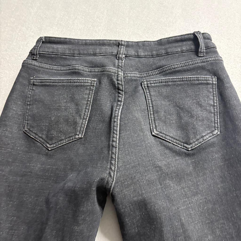 New Di Lead Fleece Lined Jeans Womens Large Black Denim Skinny Warm Winter Pants