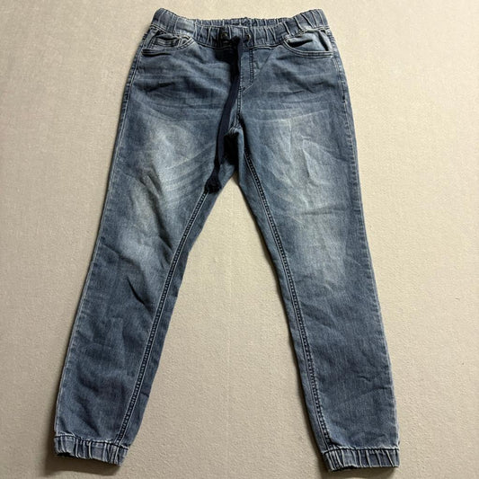 Copper Key Denim Joggers Girls Size 10 Blue Elastic Waist Drawstring Jeans
