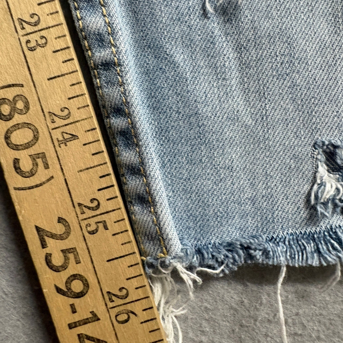 Penshoppe Denimlab Fluid Jeans Womens Small Light Wash Distressed Raw Hem Cotton