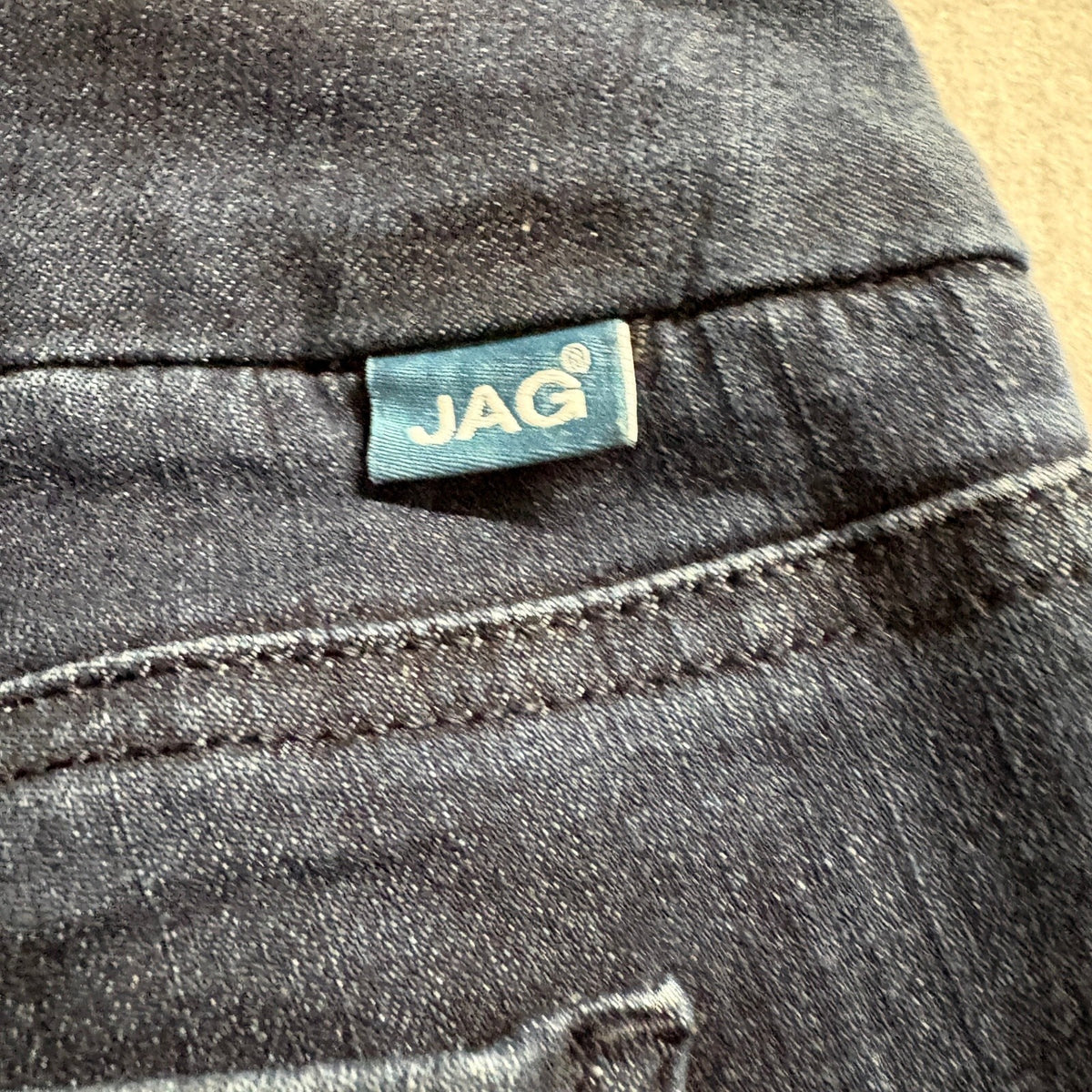 JAG Jeans Womens 8P Nora Skinny Pull On Denim Jeans Dark Wash Petite Stretch