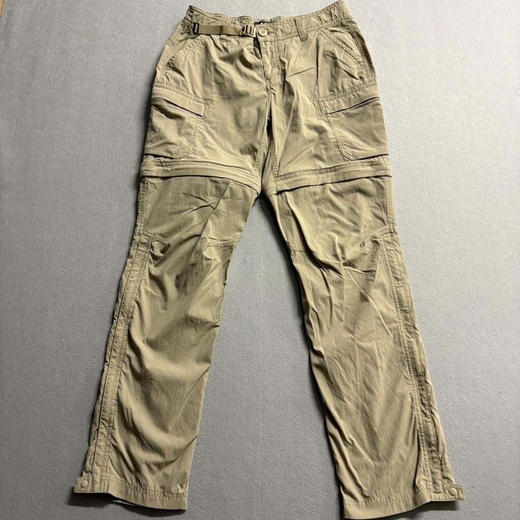 REI Co-op Sahara Convertible Pants Womens 4 Petite Beige Nylon Stretch Hiking