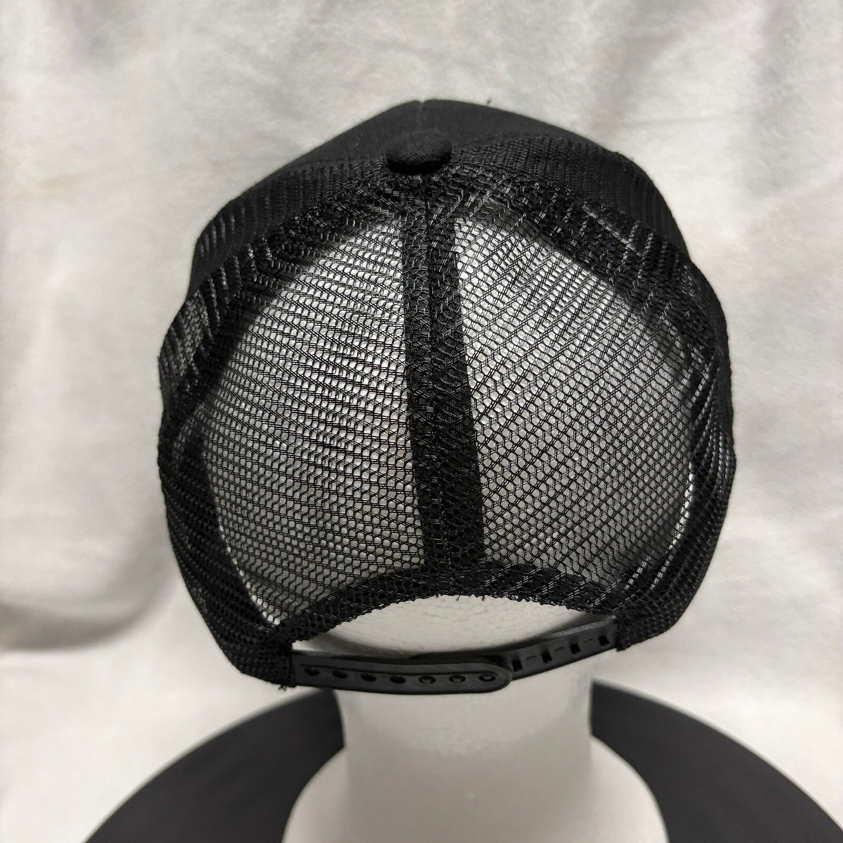Blackout US American Flag Trucker Hat Mens Black Mesh Back Snapback Cap - Photo 4