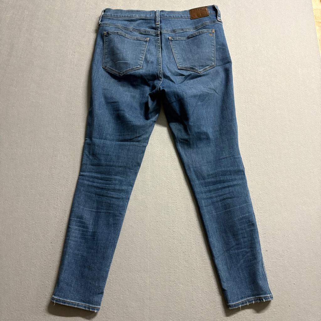 Madewell 10 High Rise Skinny Jeans Womens Size 29 Blue Denim Stretch