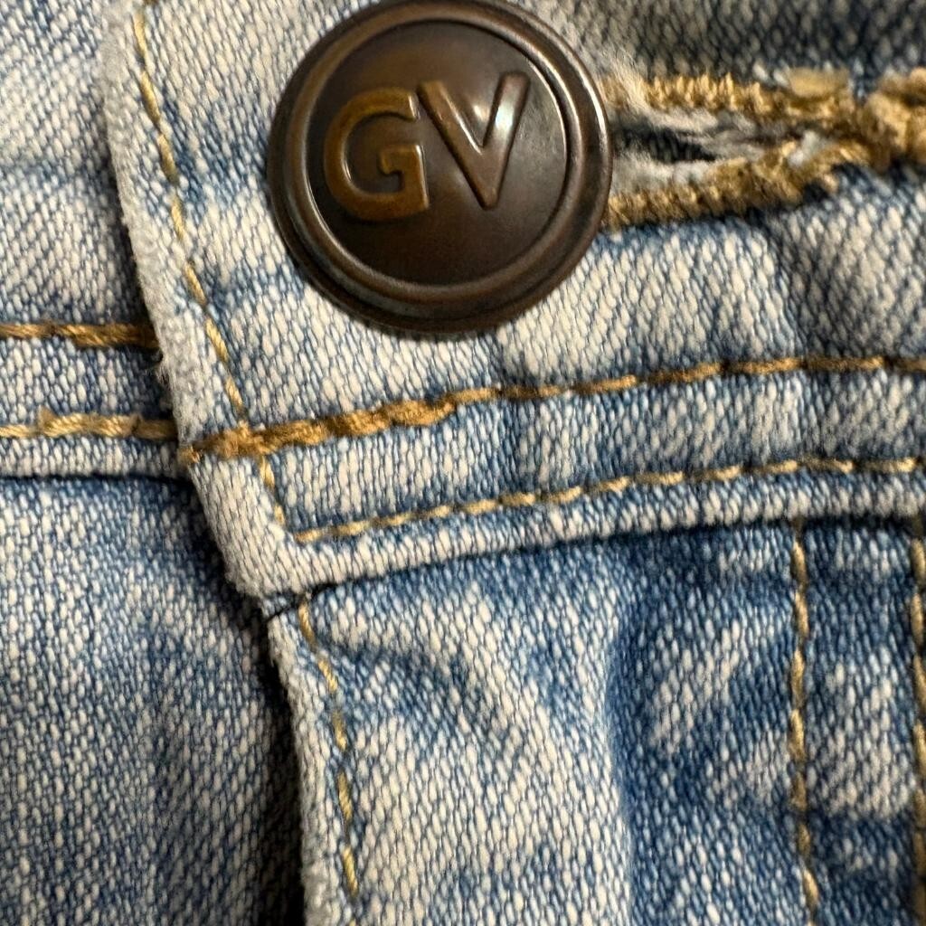 Gloria Vanderbilt Amanda Jeans Womens 12P Blue Denim High Rise Straight Leg