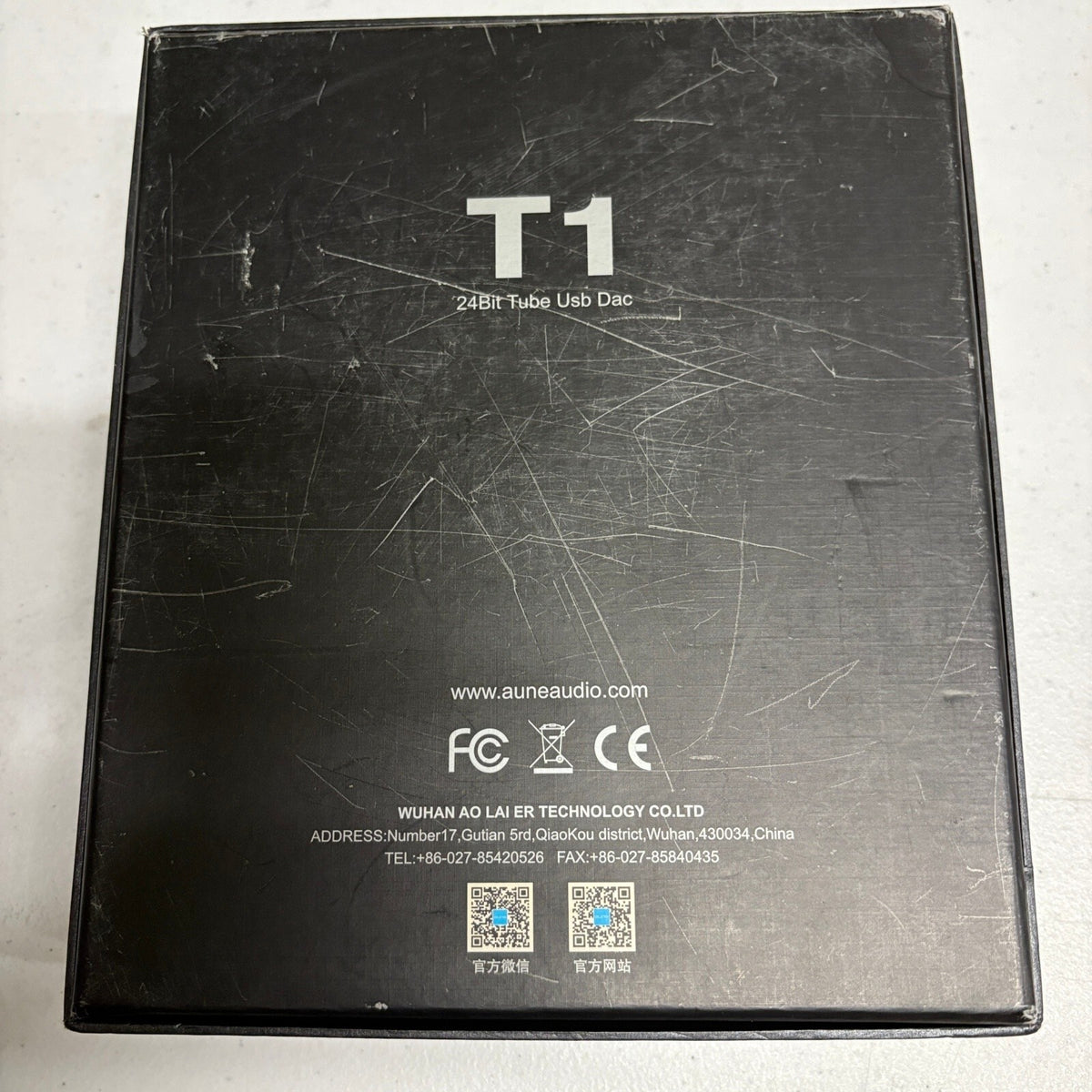 Aune T1 MK2 24Bit Tube USB DAC Headphone Amplifier Black Audio Amp Boxed
