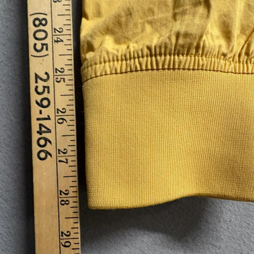 Tommy Jeans Womens Cargo Jogger Pants Medium Yellow Cotton Drawstring Utility