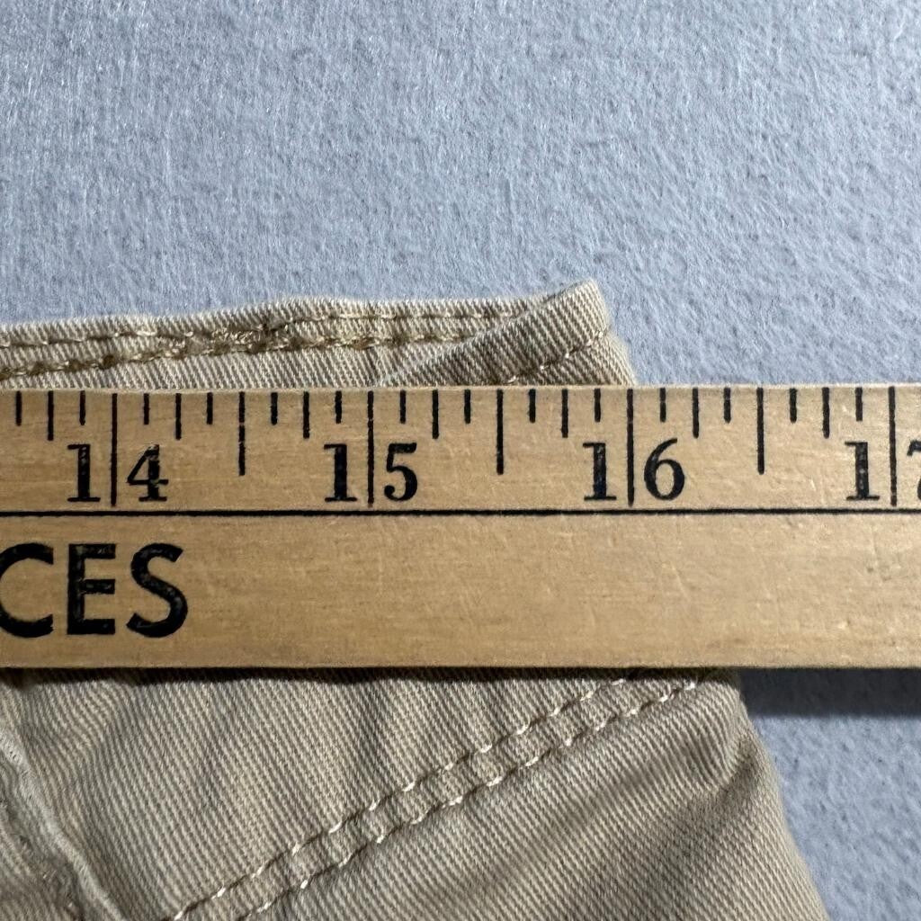 Wrangler Cargo Pants Mens 32x30 Khaki Tan Relaxed Fit Stretch Cotton Blend