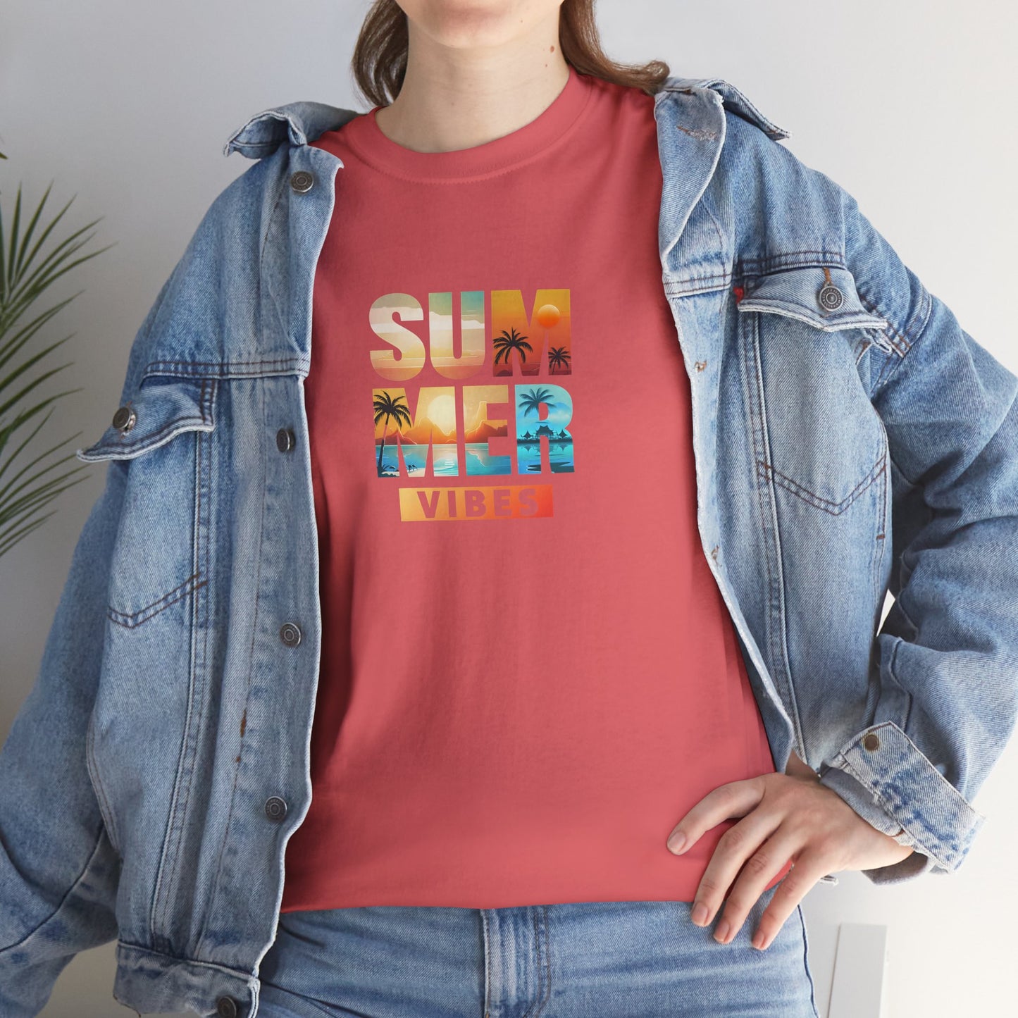 Summer Vibes Unisex Tee T-Shirt Fun Graphic