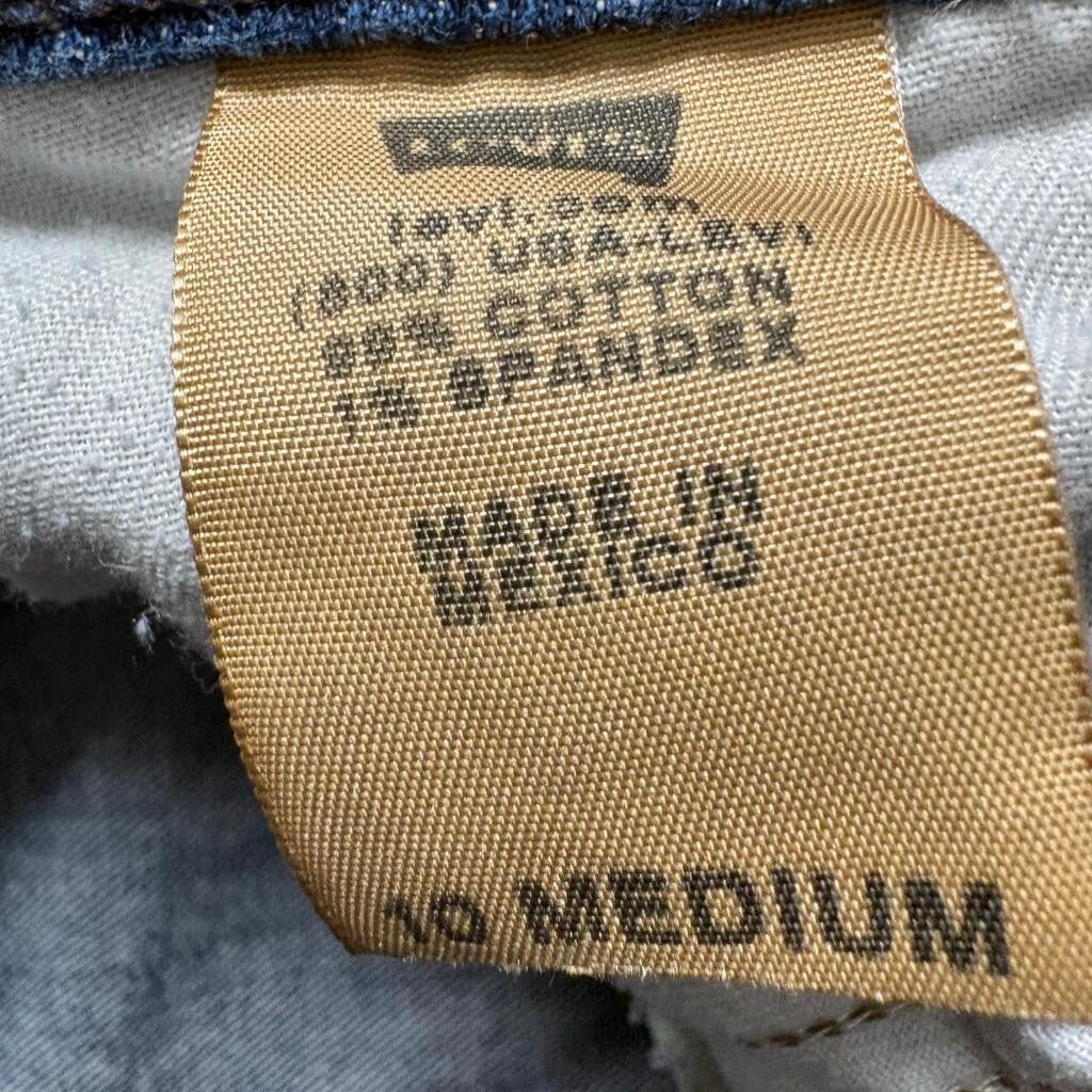 Levis Curvy Bootcut Jeans Womens 10 Medium Blue Denim Stretch Mid Rise Pants