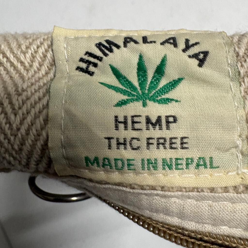 Himalaya Handmade Hemp Mushroom Crossbody Bag Boho Hippie Festival Purse Nepal