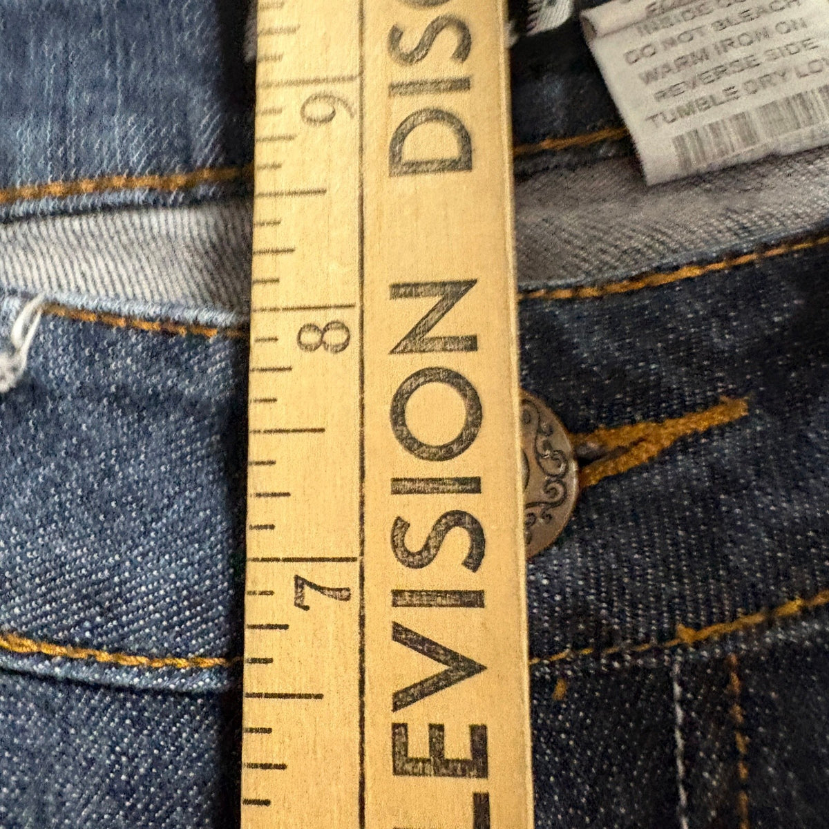 Dolce & B Jeans Womens Size 13/14 Blue Denim Low Rise Skinny Stretch Ramie Blend