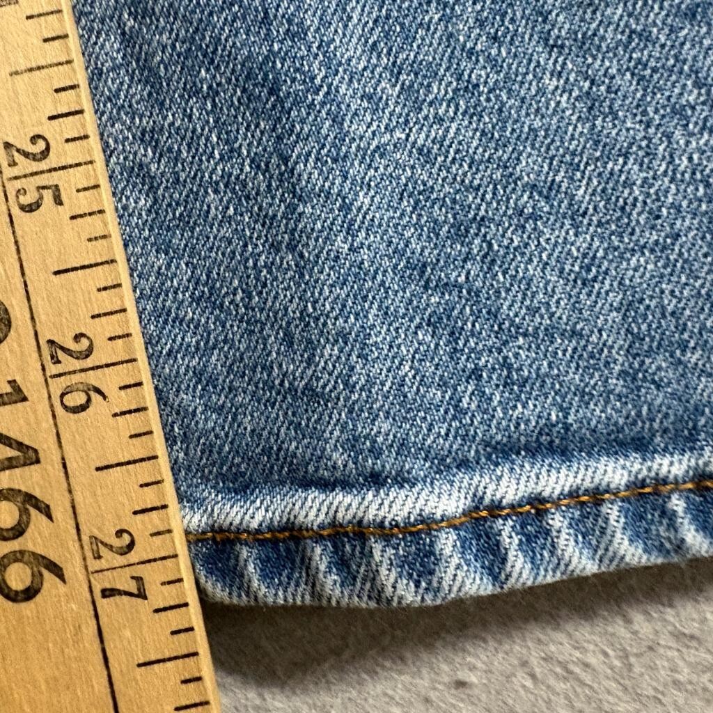 Denim Forum The Yoko High Rise Slim Jeans Womens 27 Blue Denim Button Fly